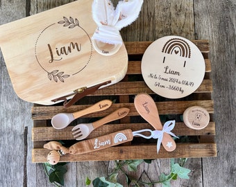 Coffret de naissance Arc en Ciel, Boite, Box, Cadeau de naissance, baby shower
