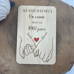 Carte amour St Valentin 2025, couple, amour infini image 5
