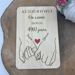 Carte amour St Valentin 2025, couple, amour infini image 6