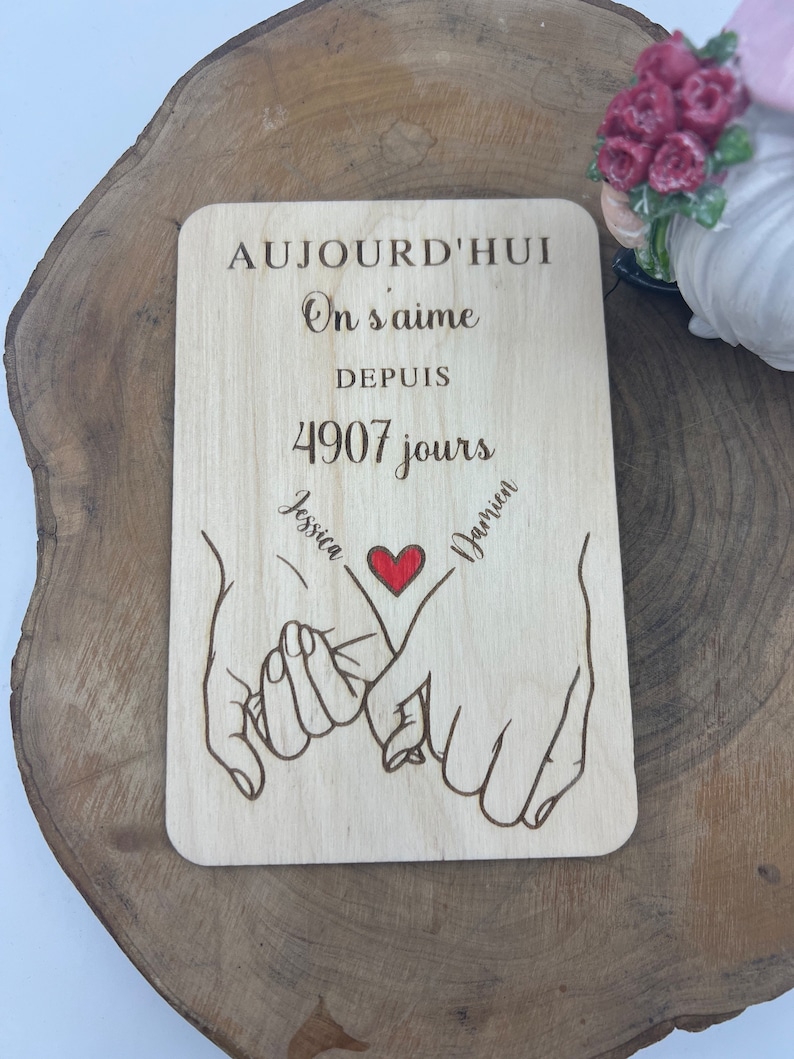 Carte amour St Valentin 2025, couple, amour infini image 6