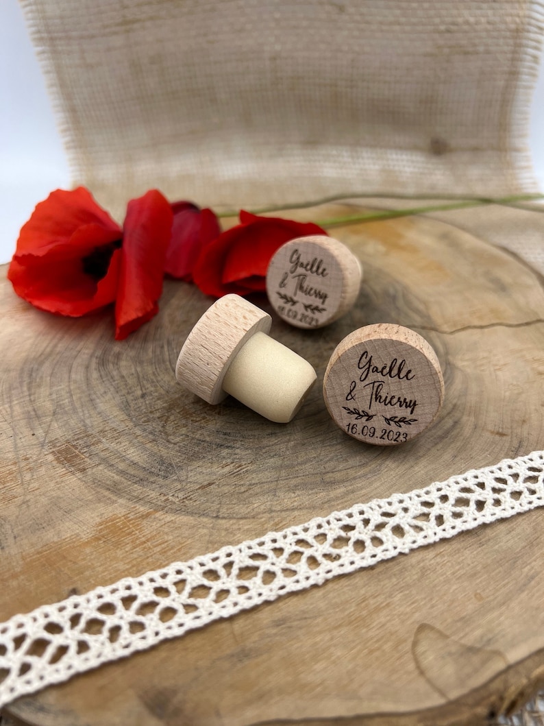 Stopper for wedding, ceremony, guest gift, save the date, batch purchase image 1