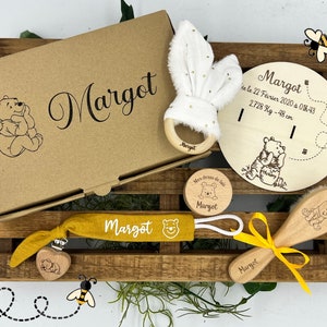 Coffret de naissance Winnie l'ourson, Winnie the Pooh, boite, box, cadeau image 1