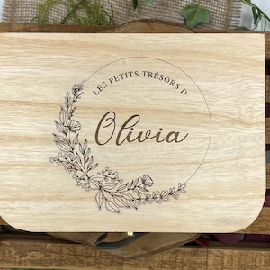 Maleta de madera, personalizada, varios temas, caja de recuerdos, caja de madera, nacimiento, bebé