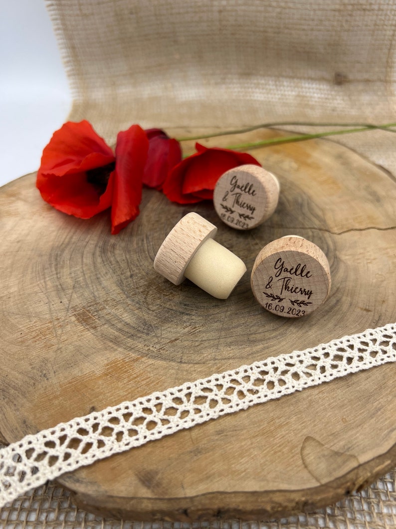 Stopper for wedding, ceremony, guest gift, save the date, batch purchase image 2