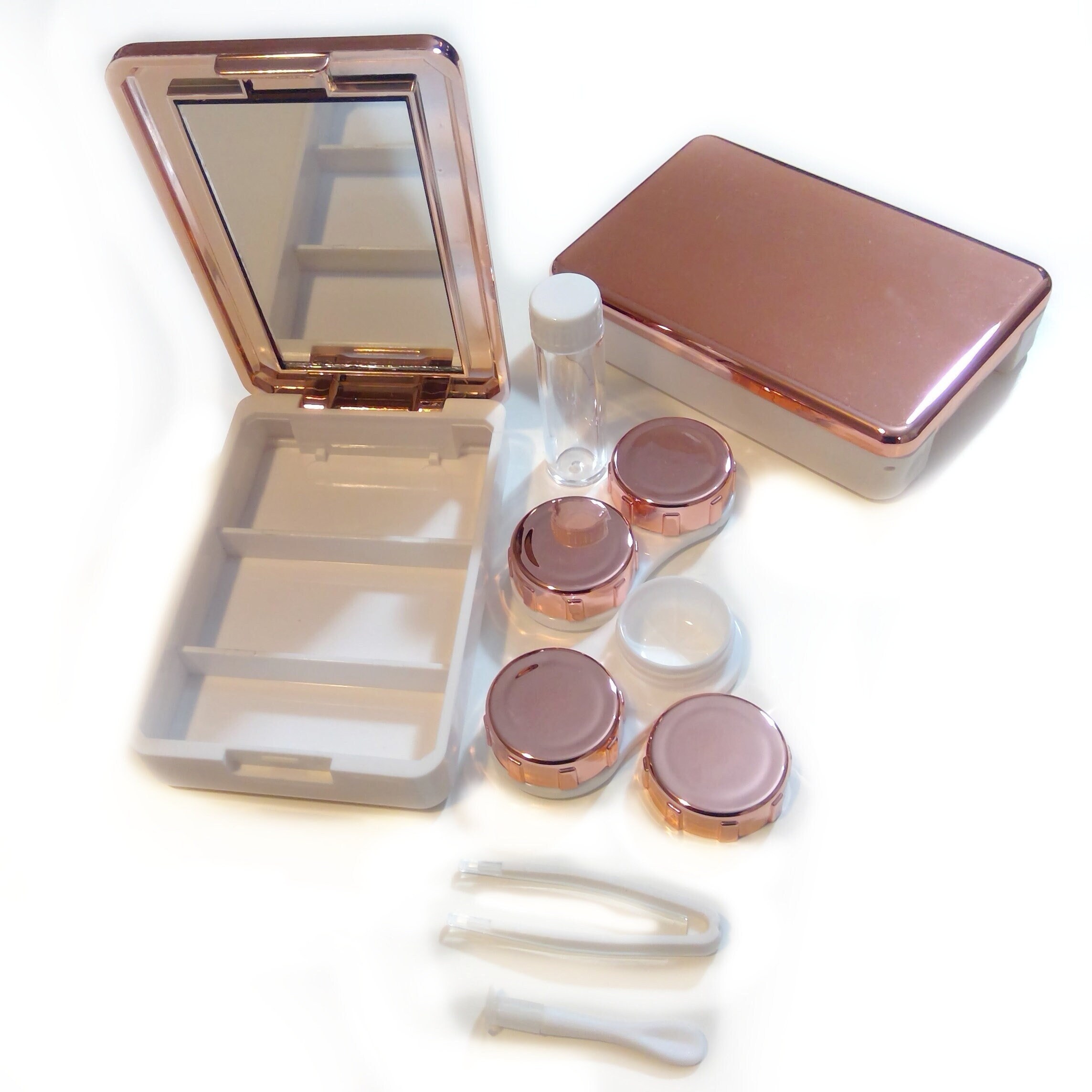 Contact lenses case travel kit / portable/ applicator & Etsy