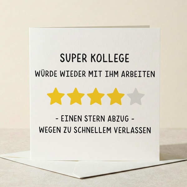 Karte für kollegin abschied - Etsy.de