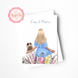 Regalo individuale/regalo famiglia/biglietto cane/cane e me/compagno fedele/migliore amico/biglietto di compleanno/amico cane