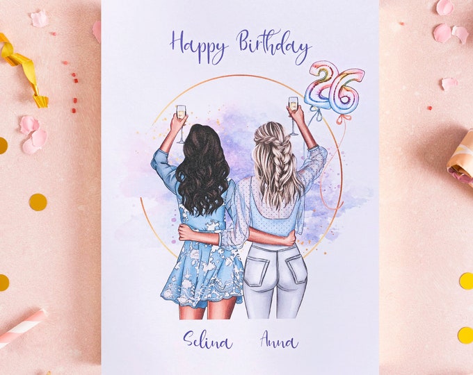 Karte Geburtstag Beste Freundin