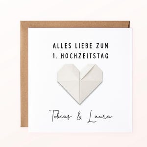 HYHYDHP Metall-Glückwunschkarte Zum 1. Hochzeitstag – Edelstahl, Lasergraviert, Für Den Ehemann
