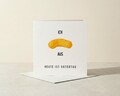 Father's Day Card Peanut Flip / I'm flipping out - Today is Father's Day Card Funny Dad Gift for Father's Day Fold-out Card 15 x 15 cm