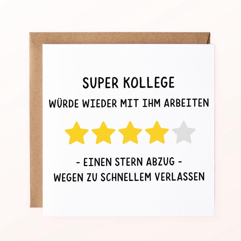 Karte für kollegin abschied - Etsy.de