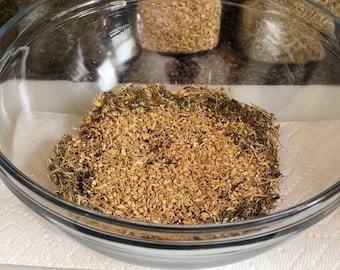 Menstrual Support Womb Tea w/ Red Raspberry, Nettle, Ginger & Flax meal Organic Herbal Blend for Menstrual Relief - Women's Health Tea