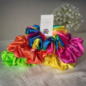 JUMBO Scrunchies- Satin Collection
