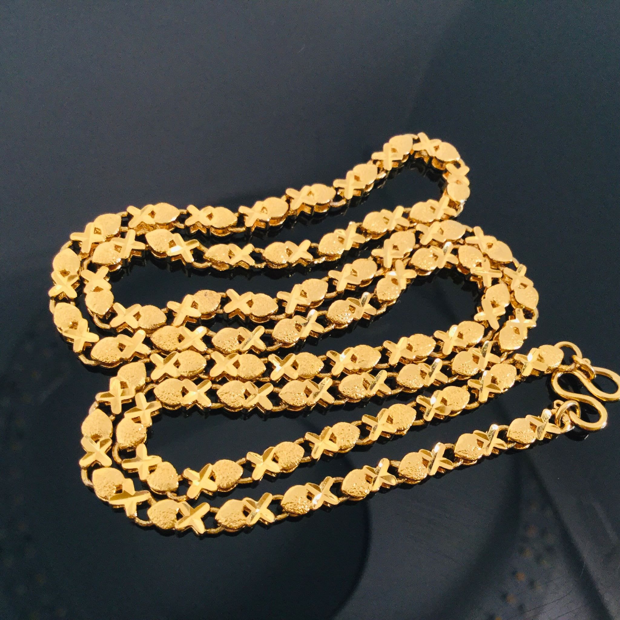 24k gold necklace 999 pure gold necklace pure gold necklace  Etsy