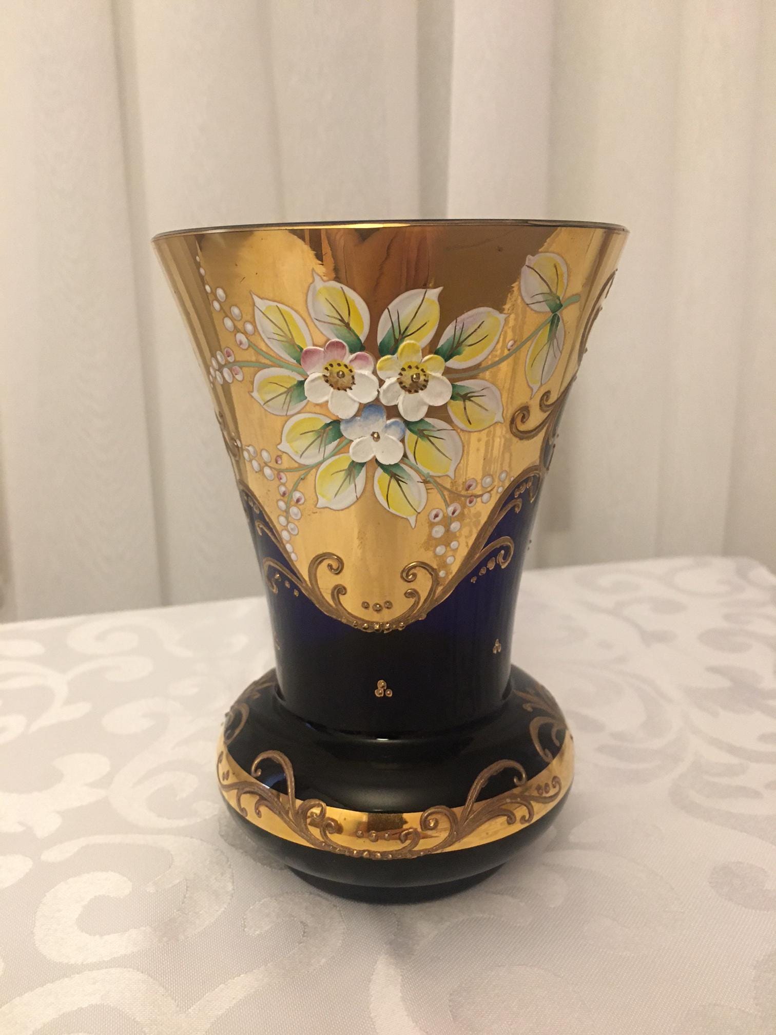 Cobalt gold bohemia - Etsy 日本