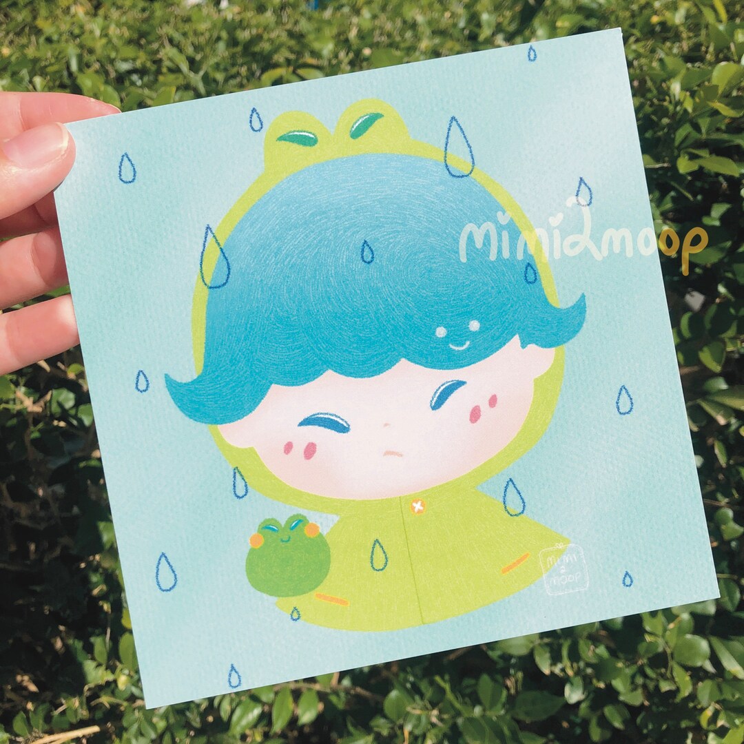 Raincoat Dimoo Print - Etsy