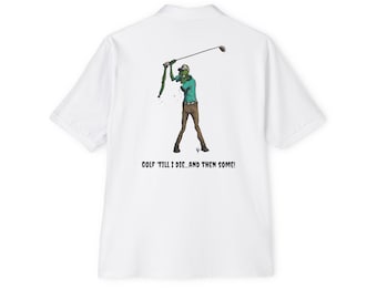 Golf Zombie Piqué Polo Shirt | Funny Golfing Tee