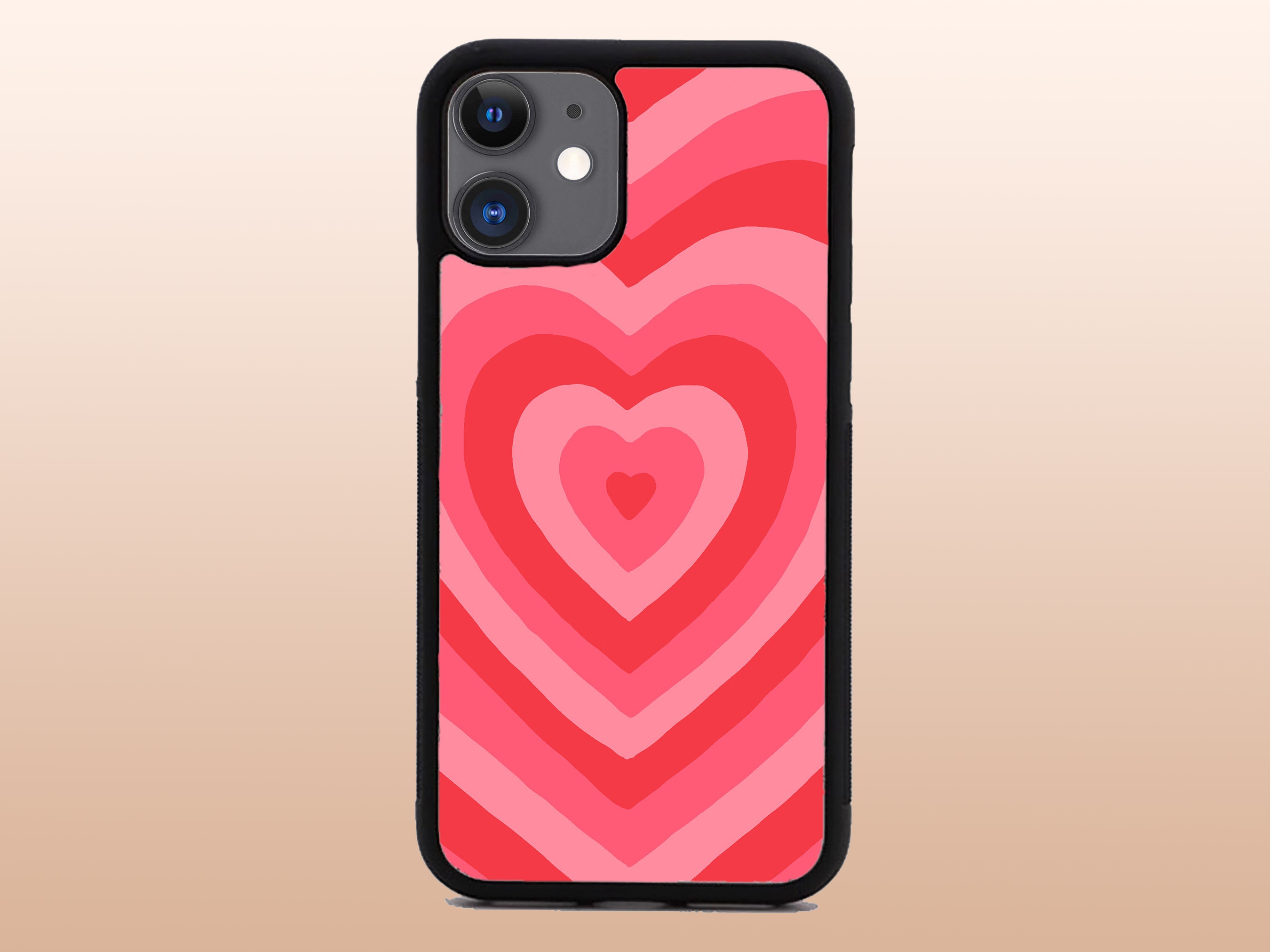 Zz4316 Y003 (white Y With Hearts And Red, Green And Yellow Graphic)  Cellphone Case For Iphone 14 13 12 11 Xs Max Xr X 7plus, Good Quality And  Durable Case For Men