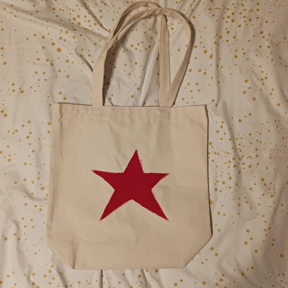 Star shape Sunlight in the Woods Tote Bag