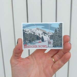 Sticker Ski Bridger Bowl