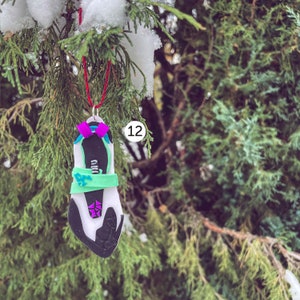 Climbing Shoe Keychain/Ornament 12. Skwama (W)