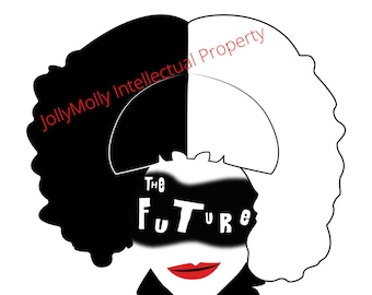 Cruella png, Cruella print,  Cruella Powerful Woman, Cruella The Future, Estella The Future