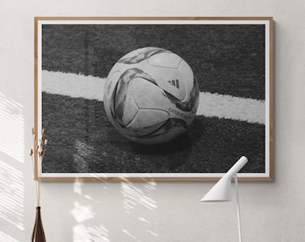 Soccer Ball Wall Art | Teen Boy Wall Decor | Teen Bedroom Wall Art | Teen Boy Gift | Football Wall Decor