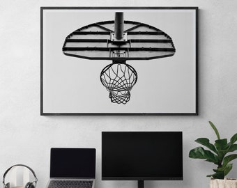 Basketball Wall Art, Trendy Wall Art, Basketball Print, Teen Boy Room Decor, Above Bed Decor, Teen Boy Gifts, Downloadable Wall Art