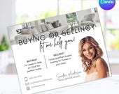 Real Estate Farming Postcard Editable Canva Buying or Selling Real Estate Hello Neighbor Marketing Post Card Template Real Estate Mailers