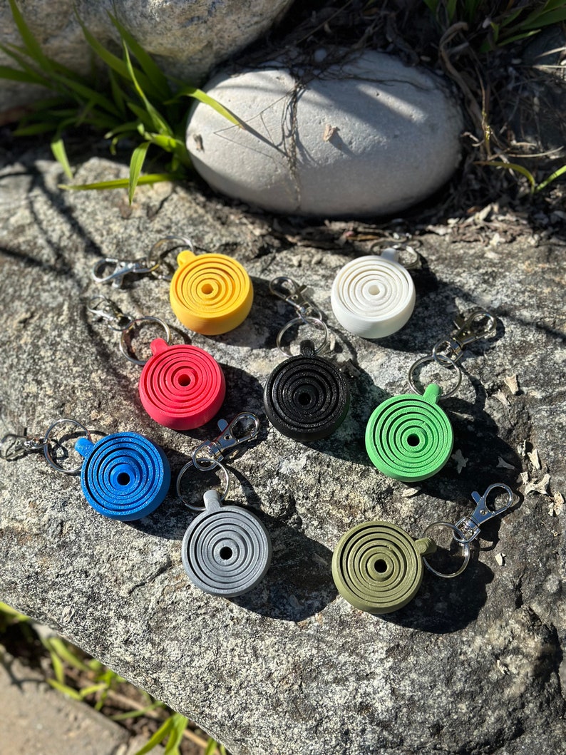 Gyroscope Fidget Keychain Etsy