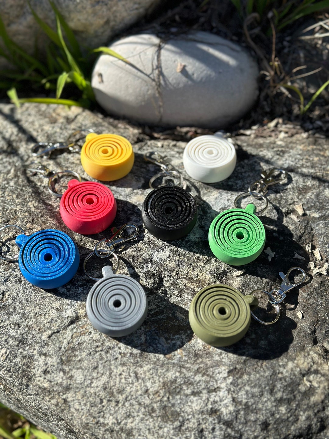 Gyroscope Fidget Keychain Etsy