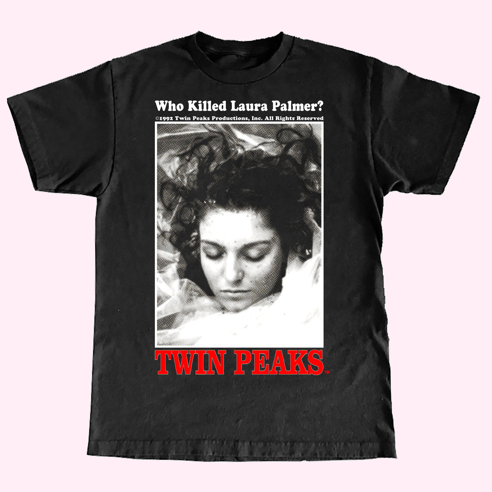 Twin Peaks Who Killed Laura Palmer The Photo Graphic T-Shirt Twin Peaks Who Killed Laura Palmer The Photo Graphic T-Shirt