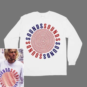 Sounds Langarm T-Shirt (Getragen von Kurt Cobain)