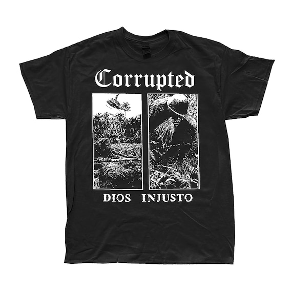 Corrupted 'dios Injusto' T-shirt - Etsy