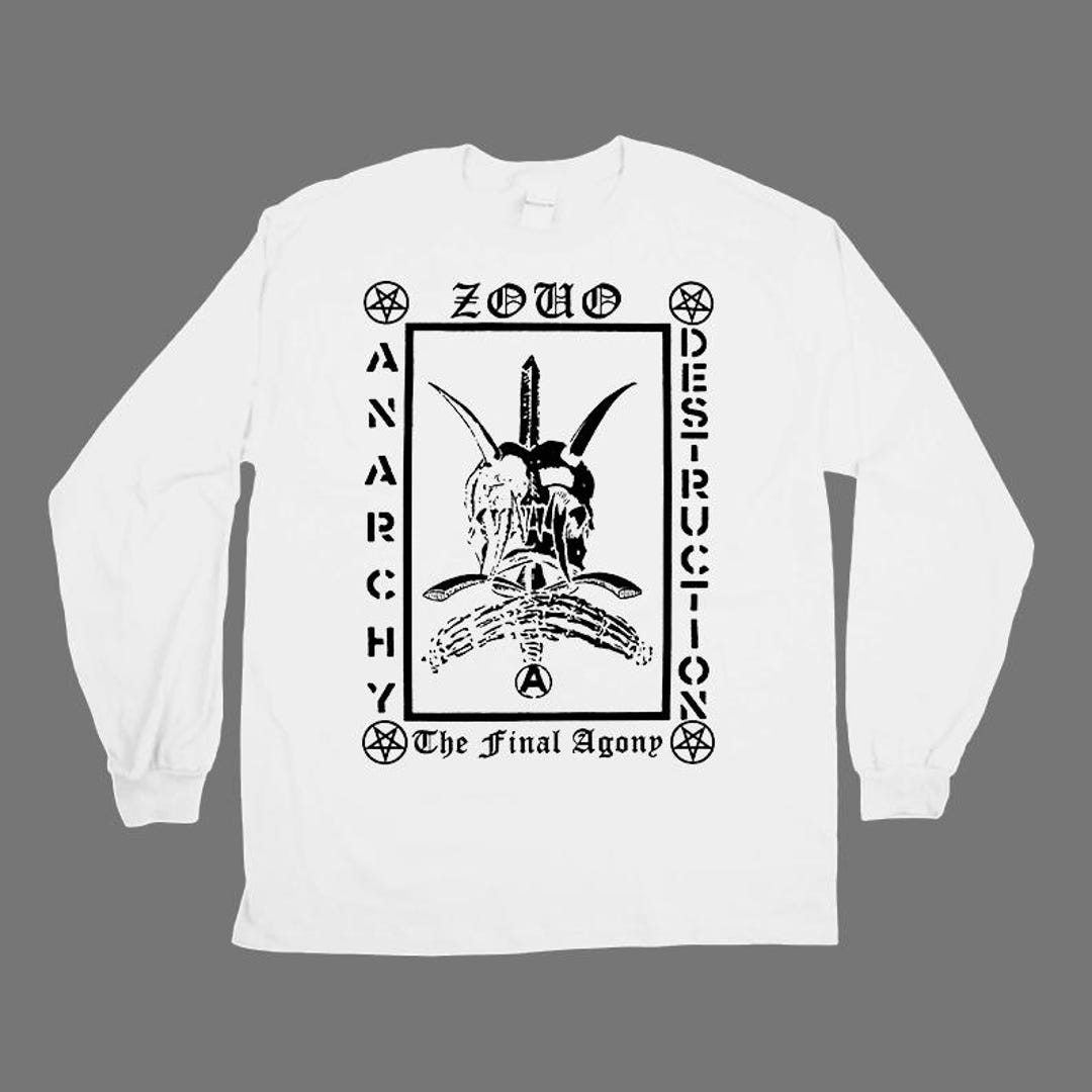 Zouo Longsleeve T-shirt (black & White Available) - Etsy