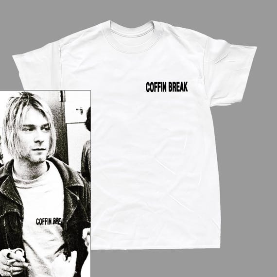 Coffin Break T-shirt (worn by Kurt Cobain) - Etsy