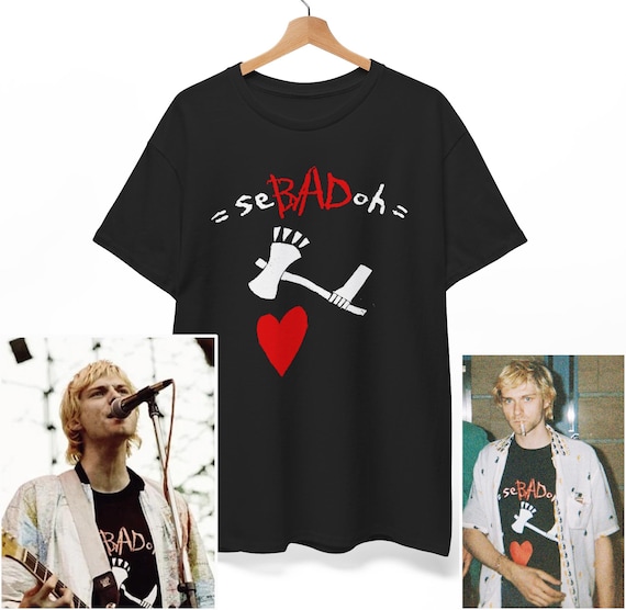 Sebadoh T-shirt (worn by Kurt Cobain) - Etsy