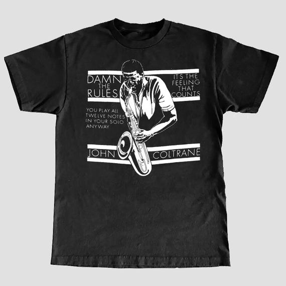 JOHN COLTRANE JAZZ SAX Tシャツ ブラック M John Coltrane T-shirt - Etsy