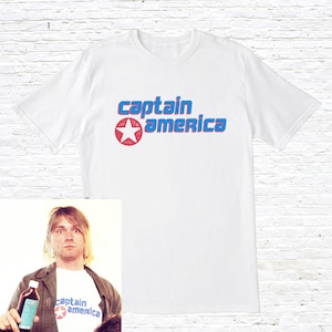 Captain America T-Shirt (Worn By Kurt Cobain)