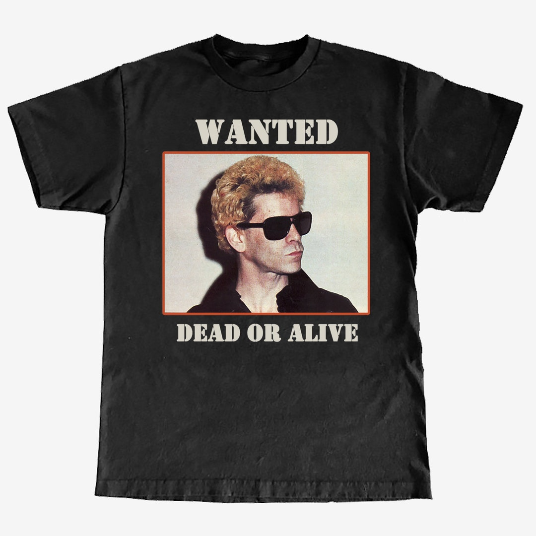 Lou Reed 'wanted Dead or Alive' T-shirt - Etsy