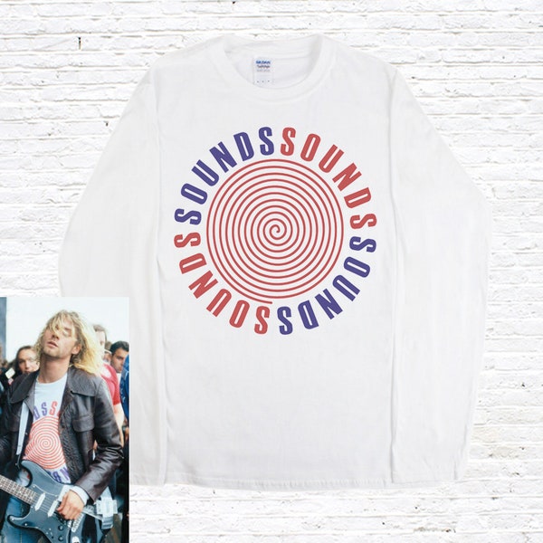 Sounds Longsleeve T-Shirt (Worn by Kurt Cobain)