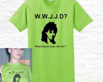 What Would Joan Jett Do T-Shirt (Worn by Kathleen Hanna)