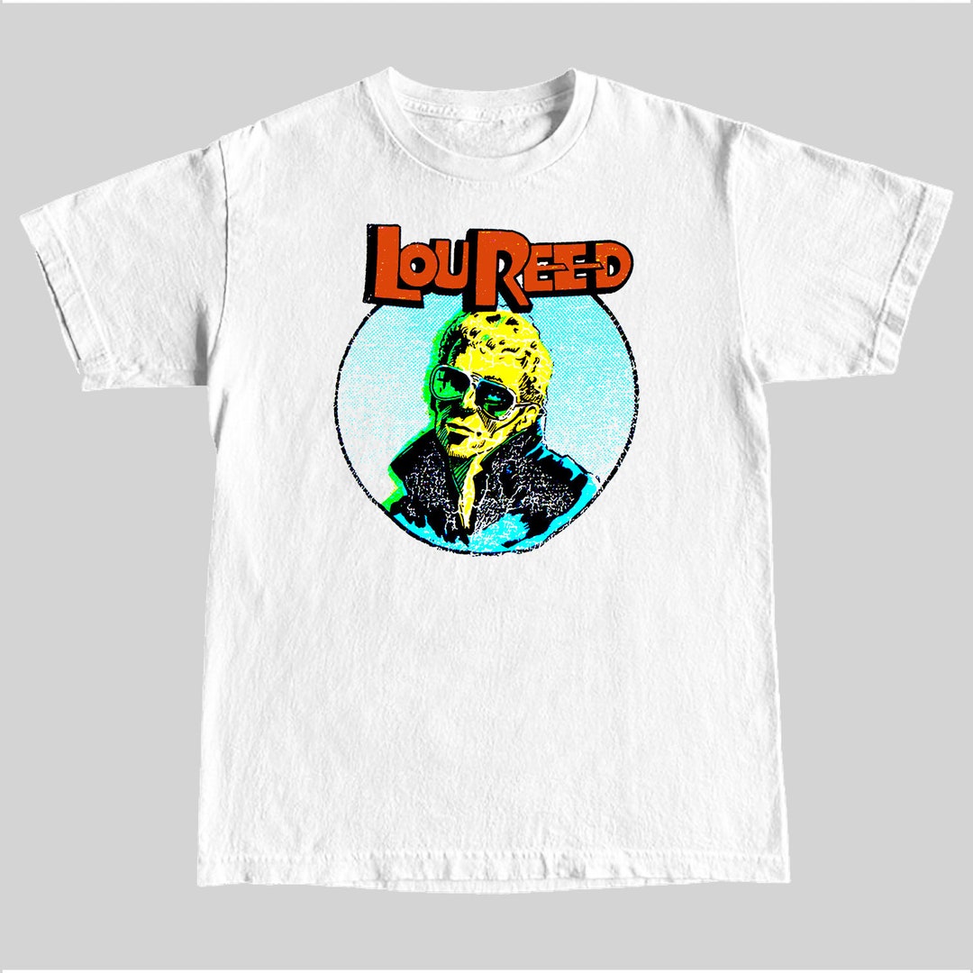 T-Shirt Lou Reed Transformer Track List Officiel - Homme Gris Marl | T-Shirt Licence Rock Officielle
