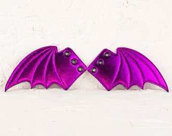 Roller Skates Bat Wings - Purple