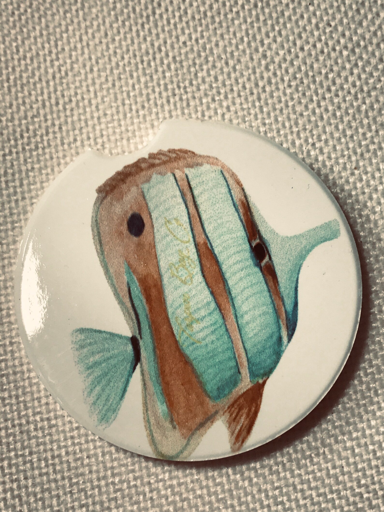 Ceramic Car Coasters Sublimated, Set of 2 Car Coasters Etsy