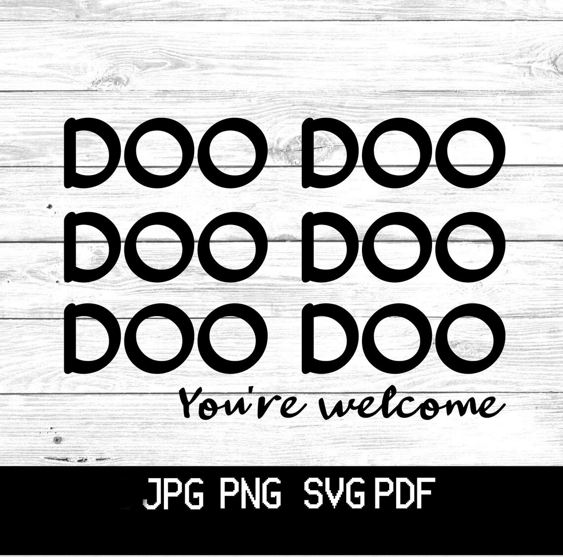 Doo Doo Doo Doo Doo Doo SVG Design Svg Png Pdf Clipart Cricut Etsy UK