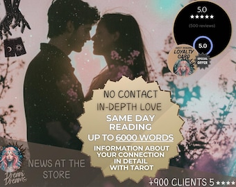 Lectura de amor en profundidad EL MISMO DÍA: mensajes canalizados / consejos de amor / 3000 palabras / con consejos / separación / parejas / romance