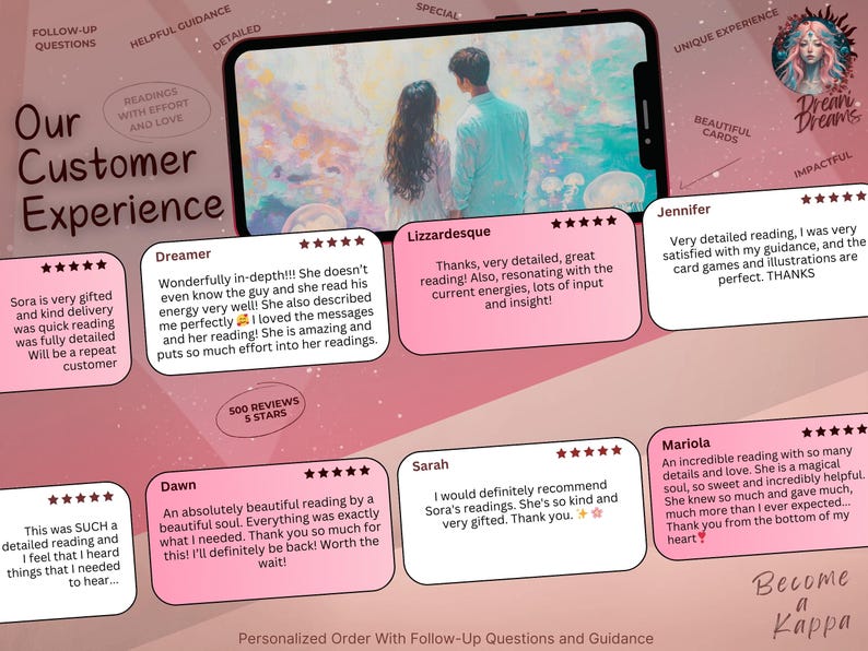 Do They Miss Me Reading - Ex Lover | In Separation | Looking for guidance | Closure | Reconciliation | Advice | Quick Reading | Soulmate
Love Reading for separation with audio available, reading with 46 to 70 cards with direct message, advice from higher self and guides, tools for cleansing and self-affirmations. 
Made in 24 to 72 Hours.