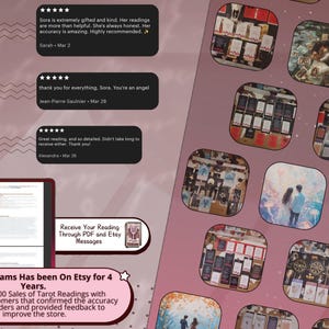 Do They Miss Me Reading - Ex Lover | In Separation | Looking for guidance | Closure | Reconciliation | Advice | Quick Reading | Soulmate
Love Reading for separation with audio available, reading with 46 to 70 cards with direct message, advice from higher self and guides, tools for cleansing and self-affirmations. 
Made in 24 to 72 Hours.