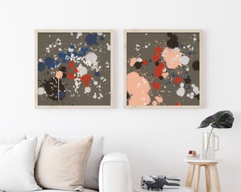 Printable Wall Art Set, Set Of 2 Abstract, Home Decor, Downloadable Abstract Wall Art, Instant Download, Printable Modern Art, Contemporary